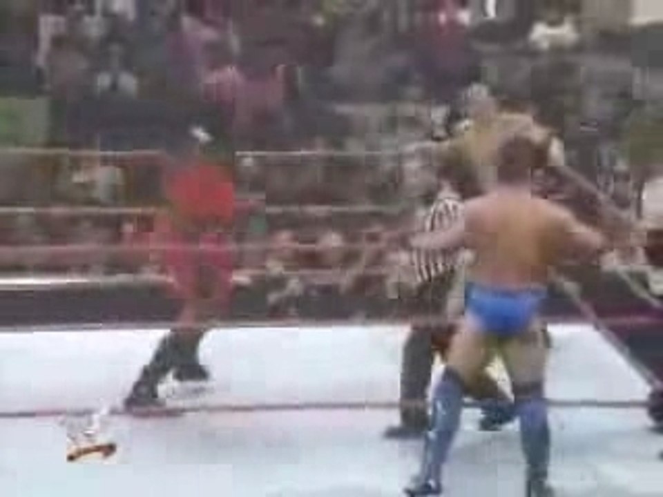 The Rock Shamrock Mankind vsTaker e Kane