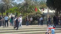 نشطاء اليمين يعتدون على نشاط الطلاب العرب في جامعة تل ابيب احياء لذكرى النكبة