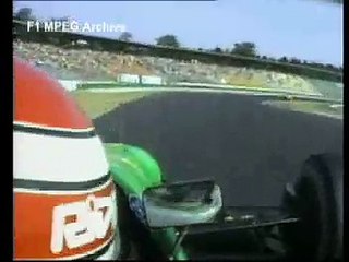 f1.nelson piquet on board.hockenheim 1990