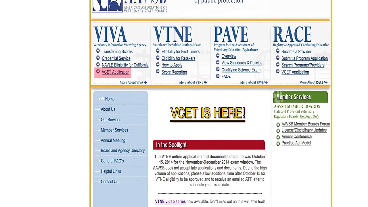 VCET Walk-Thru