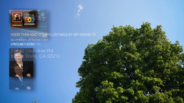 77840 Cherokee Rd, Indian Wells, CA 92210 home for sale, real estate in Indian Wells, CA