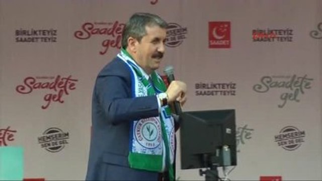 Rize - Milli İttifak Liderleri Mustafa Destici ve Mustafa Kamalak Rize'de Konuştu 9