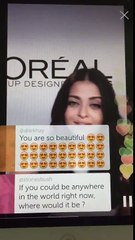 Aishwarya Rai Bachchan Answers Fans Questions - Cannes 2015