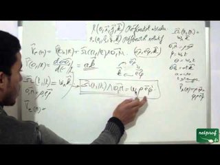 Cinématique du point matériel, exercice sur la composition de la vitesse et de l'accélération part 8