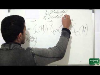 Cinématique du point matériel, exercice sur la composition de la vitesse et de l'accélération part 6