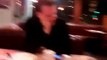 Video - Drunk Guy Eats his napkin at Denny's