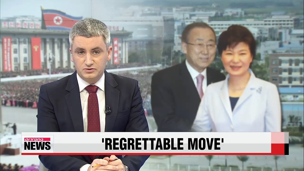 President Park expresses regret over N. Korea's cancellation of UN chief visit