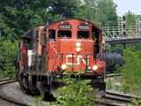 2010.05.23 Pt 1 Bayview Jct and Cow Path with CN 555 VIA 92 CP.wmv