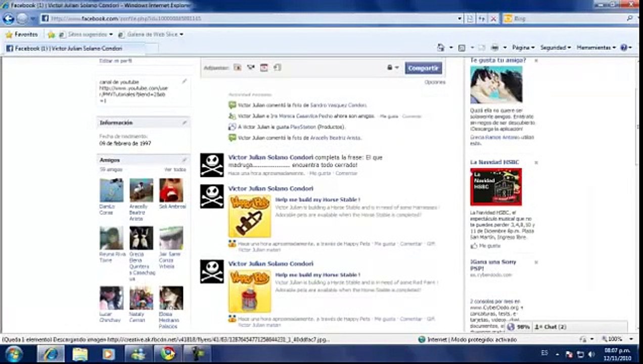 jack para amigos del facebook