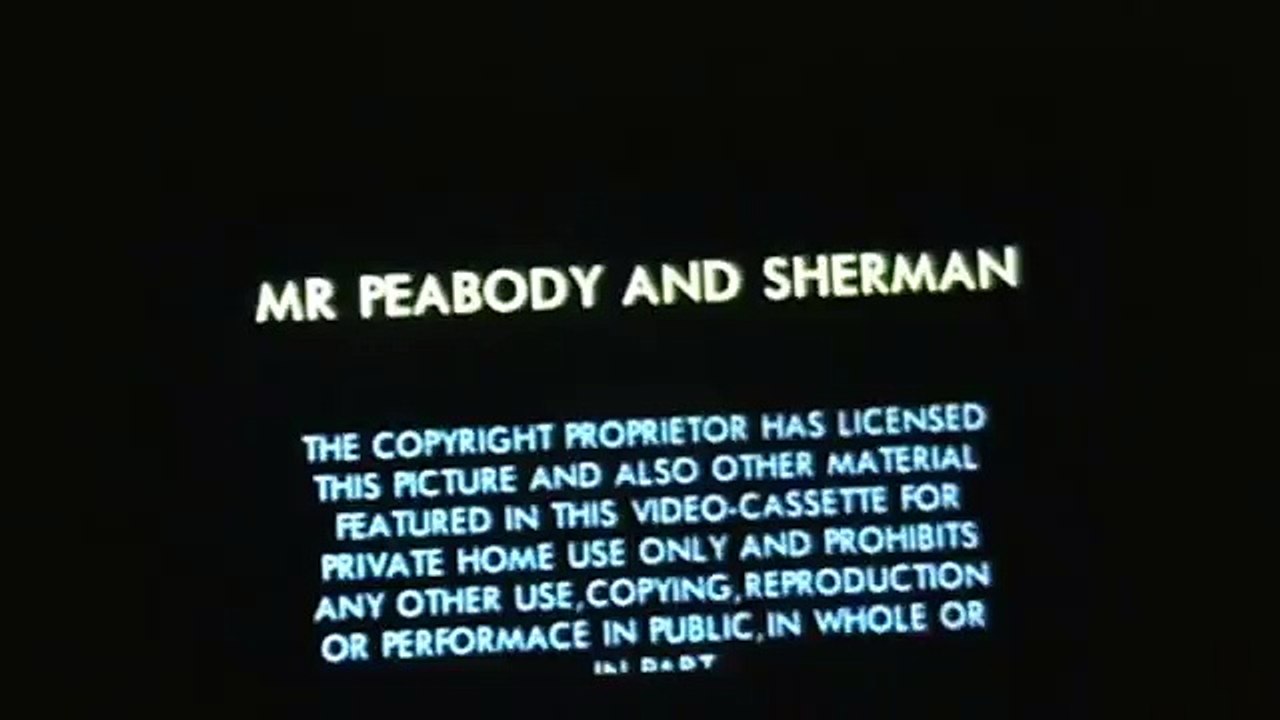 Opening & Closing to Mr Peabody and Sherman UK VHS (2014)
