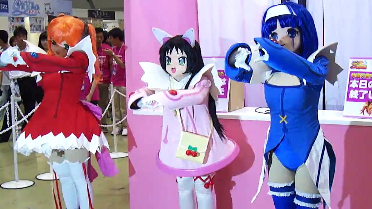 C78　2日目　ツインエンジェル着ぐるみさんダンス