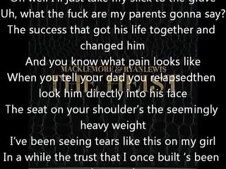 Macklemore & Ryan Lewis -Starting Over Feat.Ben Bridwell (Lyrics On Screen) (The Heist)