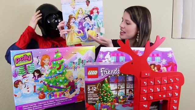 Disney Cartoon Toys Barbie Advent Calendar Polly Pocket SHOPKINS Lego Friends Disney Princess 10