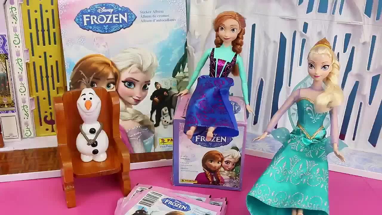 Frozen Elsa & Anna Sticker Album 70 STICKERS Book Olaf Kristoff Disney