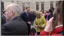 Prince William and Kate Middleton flip pancakes in Northern Ireland on Shrove Tuesday 2011