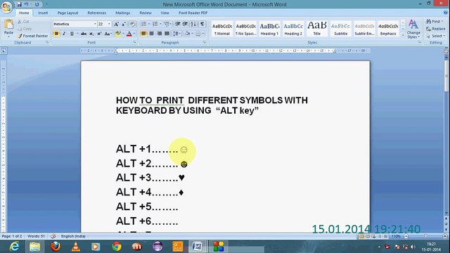 How to type special characters and symbols using keyboard