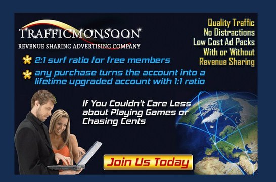 Trafficmonsoon | Gana dinero desde casa, Tutorial PTC | Prueba de pago 2015