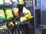vending machine stuck, free chips!