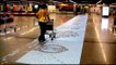 NIssan Interactive Floor Projection at Lisbon Airport