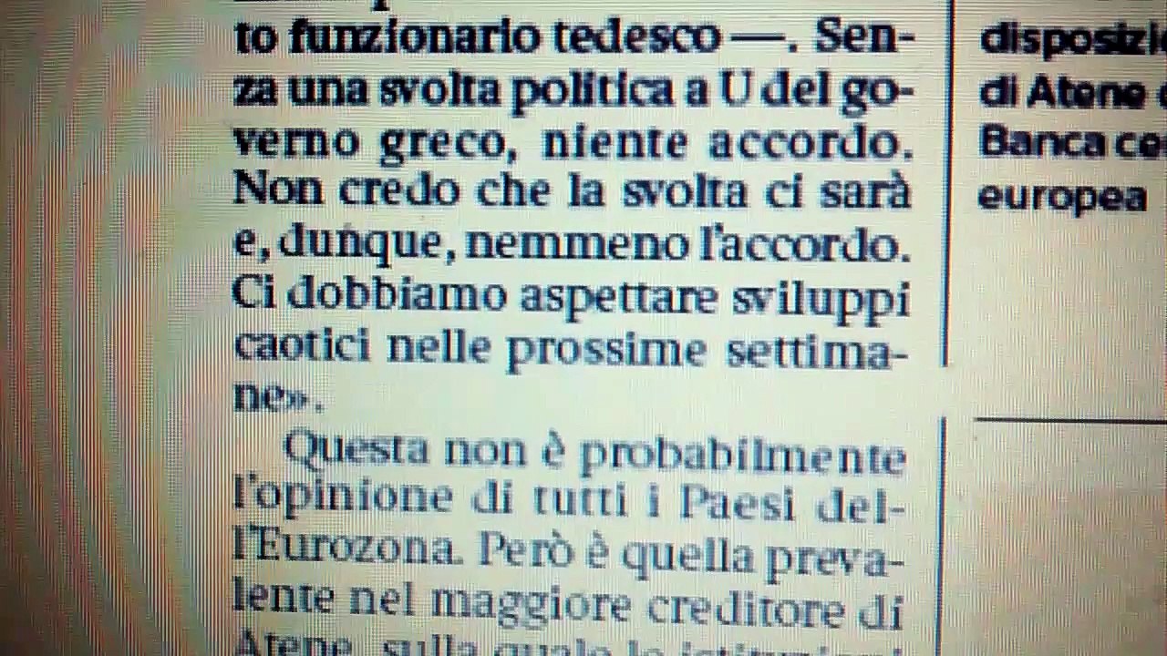 IL PUNTO D - Caos Grecia, l'euro barcolla