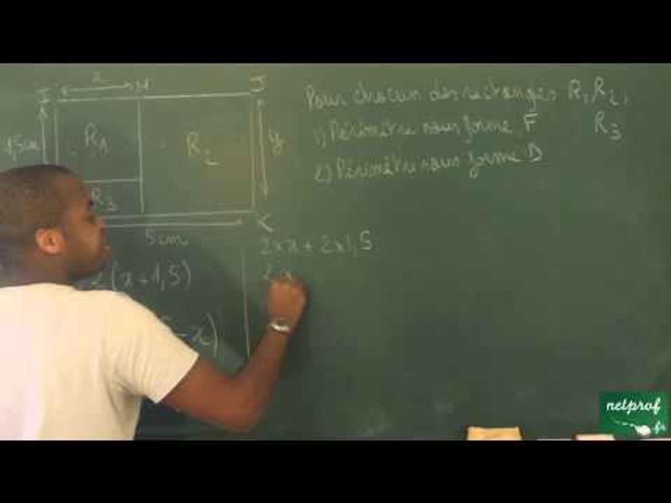 116 / Calcul littéral / Calcul littéral et géométrie (3)