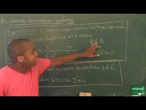 ADU / Nombres complexes / Inverse d'un nombre complexe non nul (BCPST)