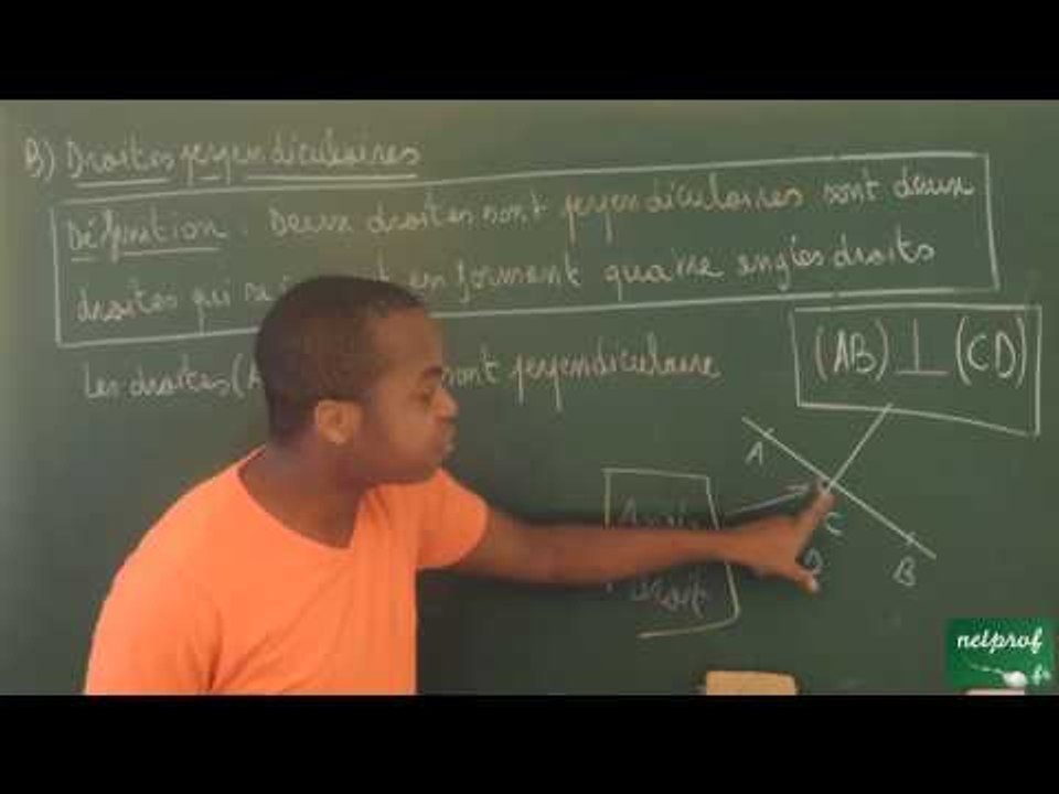 ABB / Droites parallèles et perpendiculaires / Droites perpendiculaires