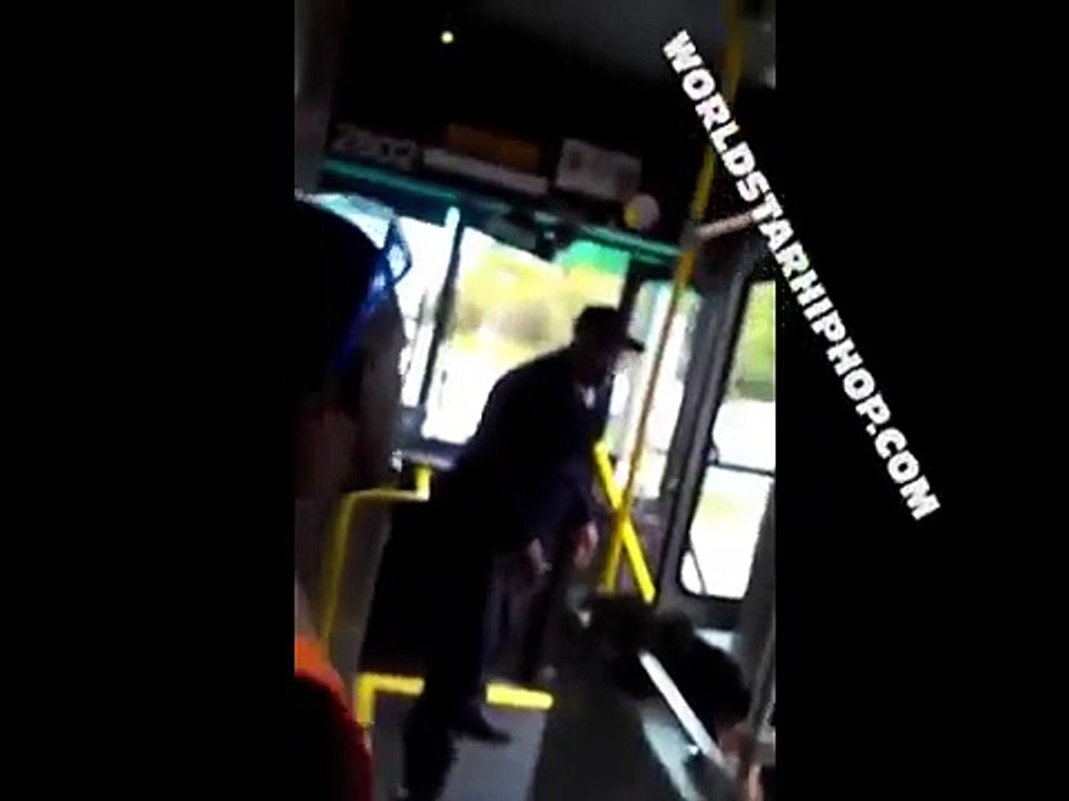 Bus Driver Uppercuts Woman!