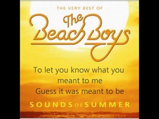 Darlin' - The Beach Boys (Lyrics)