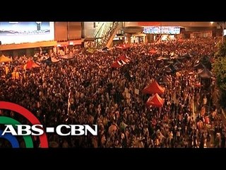 Ilang Pinoy sumali sa protesta sa Hong Kong