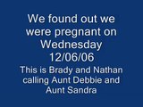 Surprise pregnancy phone call