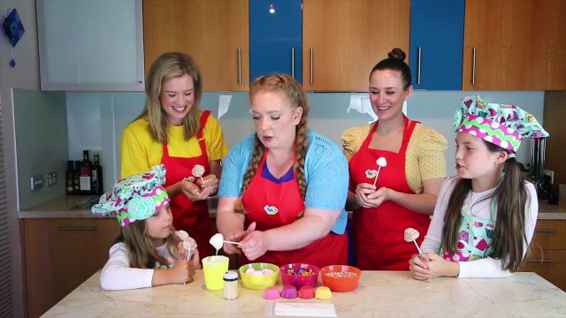 CUPCAKE MARSHMALLOW POPS Bounce Patrol kids & Charli's Crafty Kitchen baking