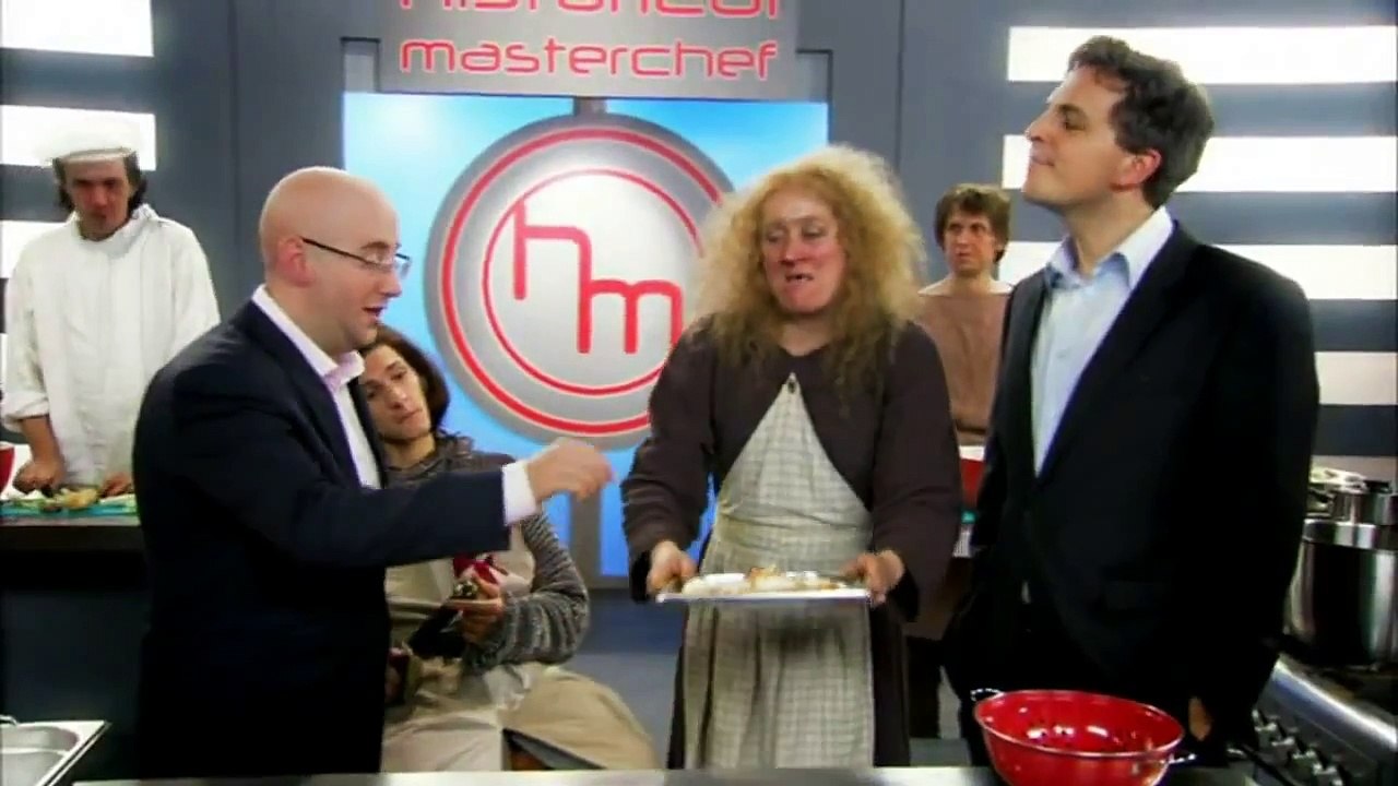 Horrible Histories old crone on Historical Masterchef - Crusader's homecoming gifts