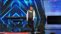 Adrian Romoff  9 Year Old Piano Player Wows Judges America's Got Talent 2014