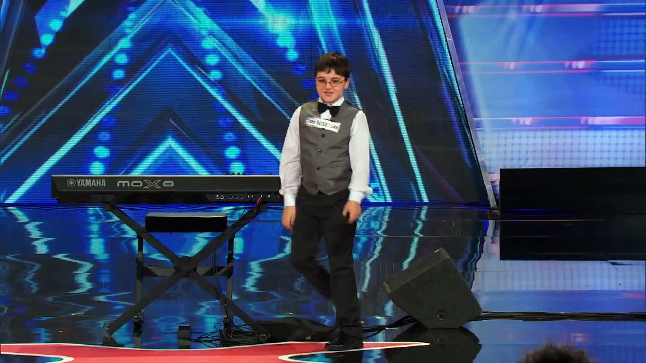 Adrian Romoff  9 Year Old Piano Player Wows Judges America's Got Talent 2014