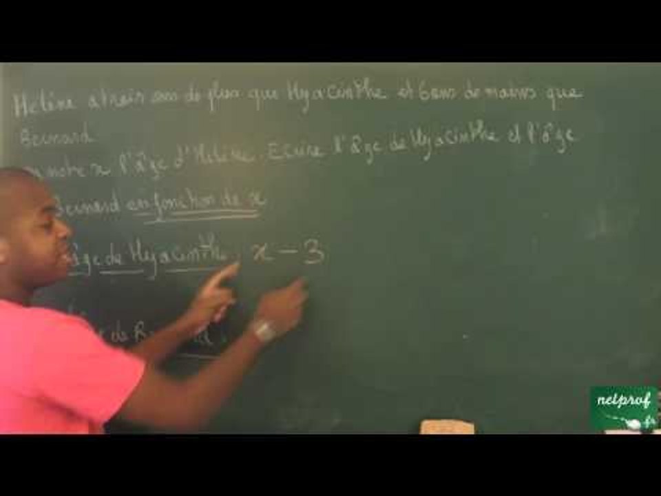 070 / Calcul littéral / Exprimer une expression en fonction de x