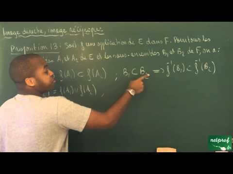 ABT / Ensembles et applications / Propriétés des images directes et réciproques (ECS)