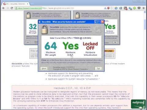 Déterminer les caractéristiques du Processeur