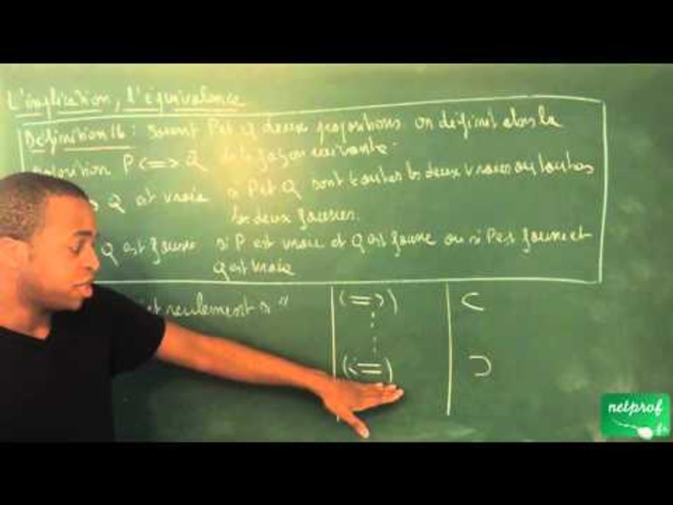 AAU / Ensembles, applications - Dénombrement / L'équivalence logique (BCPST)