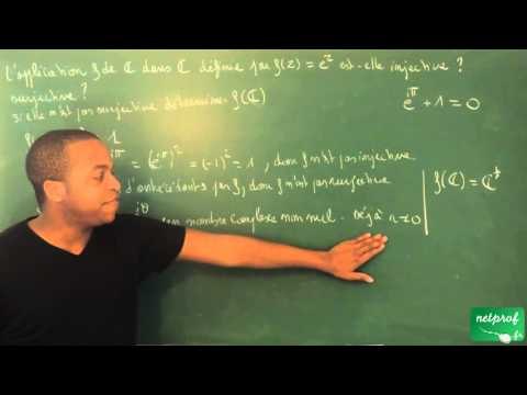 0065 / Ensembles et applications / Une application de C dans C : l'exponentielle complexe