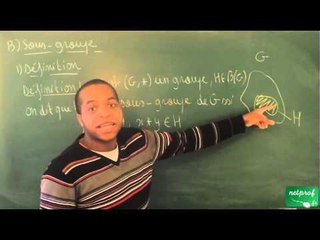 ACQ / Structures algébriques / Sous-groupe