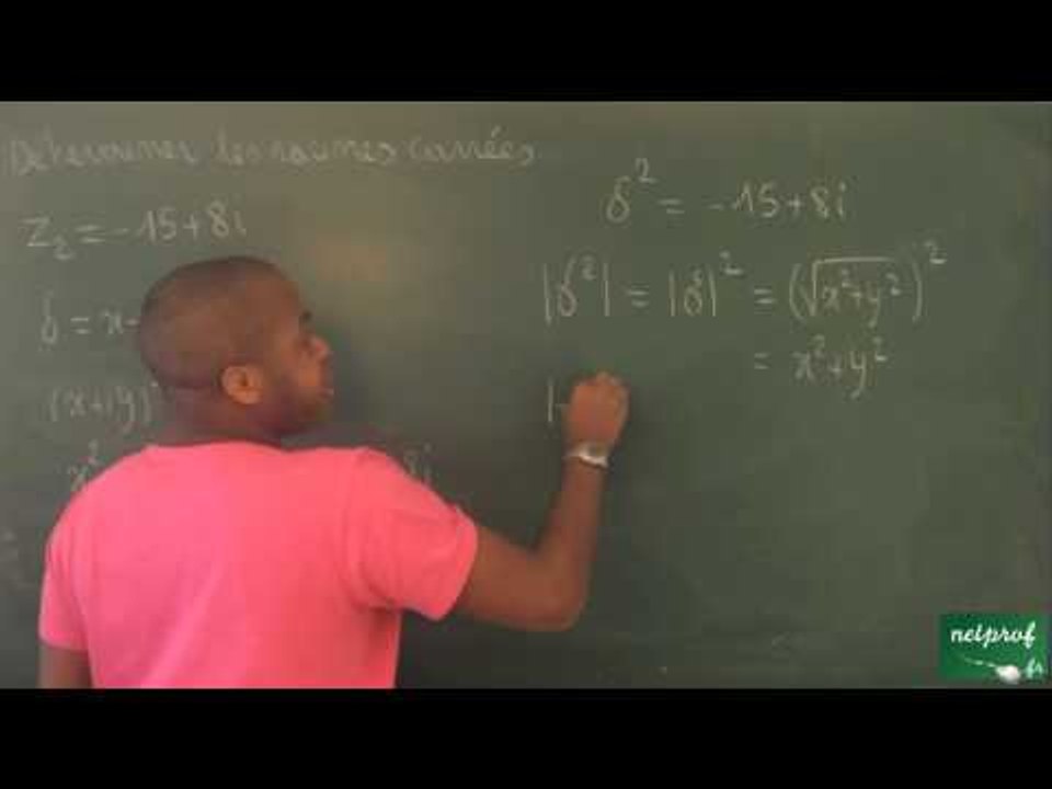 0095 / Nombres complexes / Déterminer les racin...