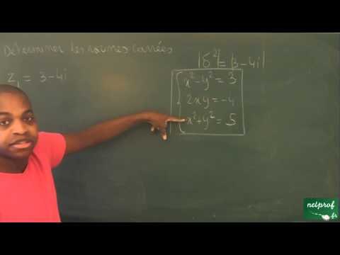 0094 / Nombres complexes / Déterminer les racines carrées d'un nombre complexe (BCPST)