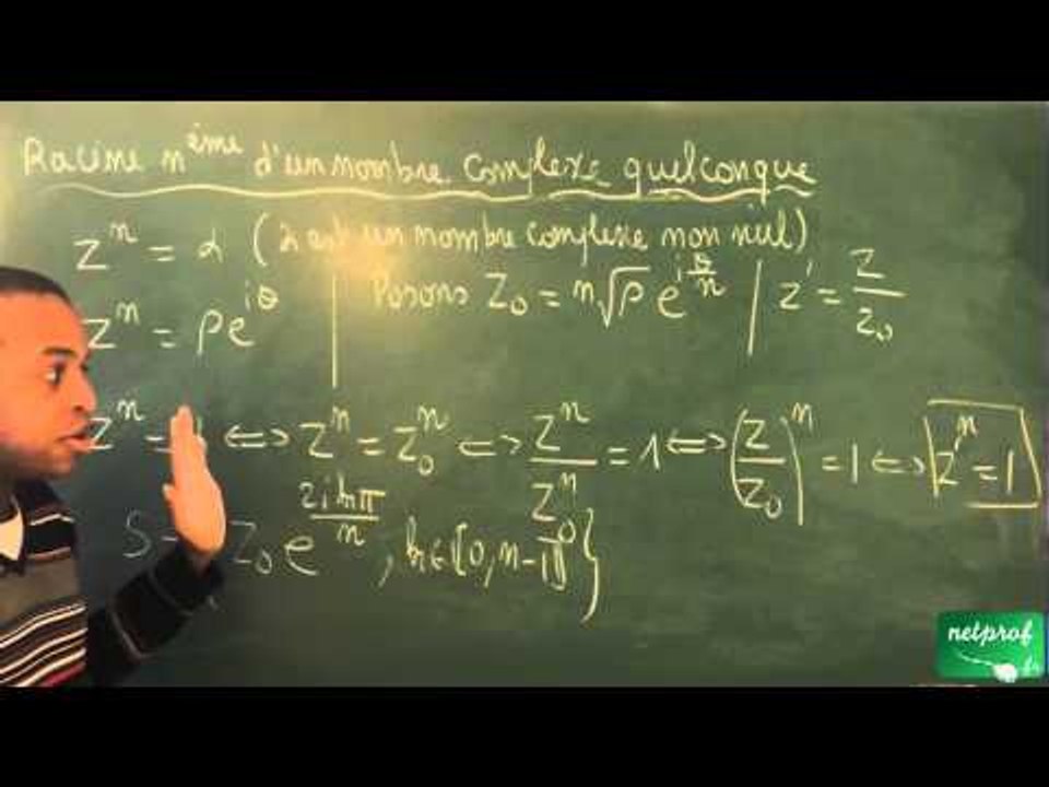 AFG / Nombres complexes / Racine n-ième d'un nombre complexe quelconque (BCPST)