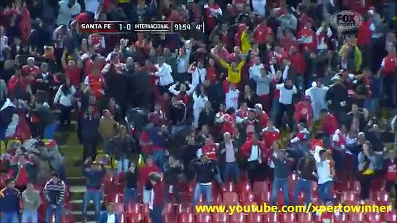 Independiente Santa Fe 1 - 0 Internacional  ~ [Copa Libertadores 2015] - 20.05.2015 - Todos los goles & Resumen
