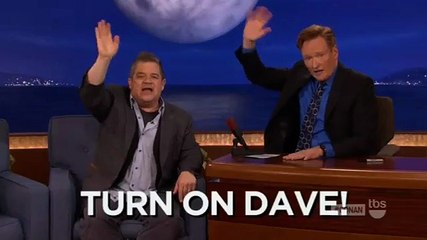 Conan says switch to David Letterman final show