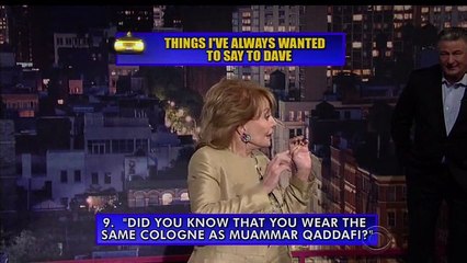 David Letterman Final Top 10 list Celebrity line up