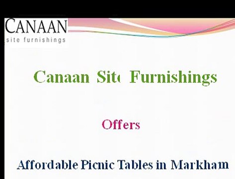 Affordable Picnic Tables in Markham