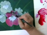 Acrylic Painting Techniques - How to Paint Flowers - Orchids