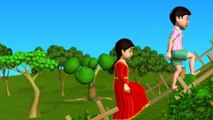 Jack and Jill went up the hill - 3D Animation English Nursery rhyme for children